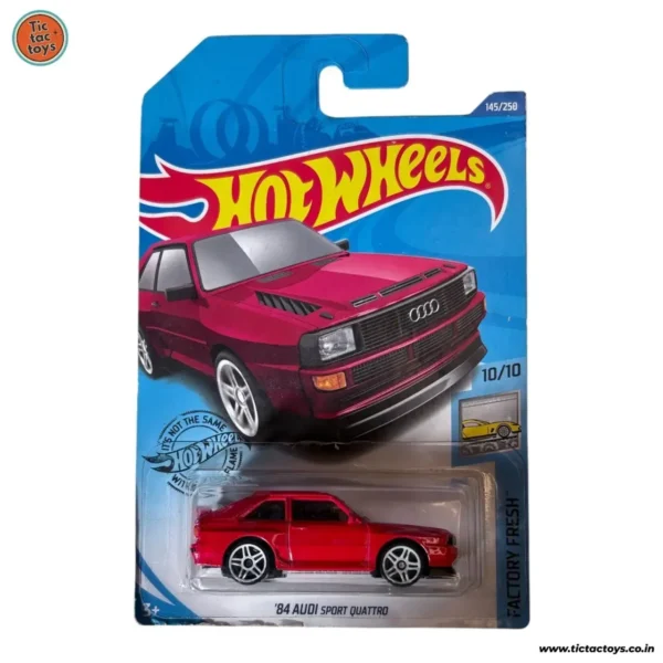 Hot Wheels 84 AUDI SPORT QUATTRO ( Red) 2020 Card