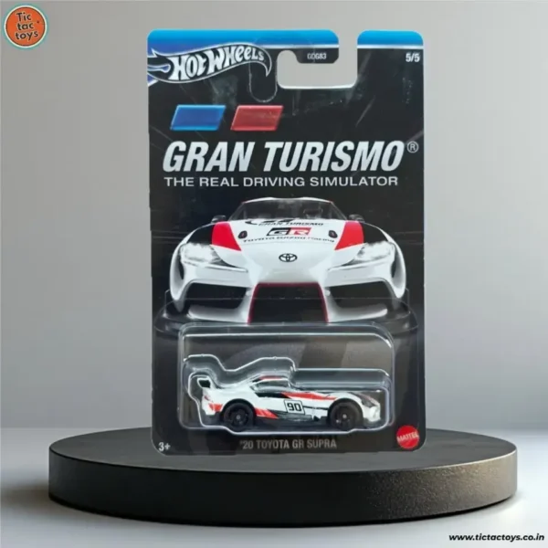 Hot Wheels Gran Turismo 20 Toyota GR Supra (White) Imported Card