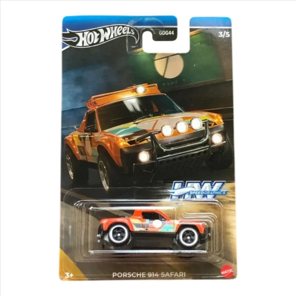 Hot Wheels Porsche 914 Safari HW Speed Graphics Edition Premium (Orange)