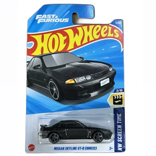 Hot Wheels Nissan Skyline GT-R (BNR32) HW Screen Time (Black)