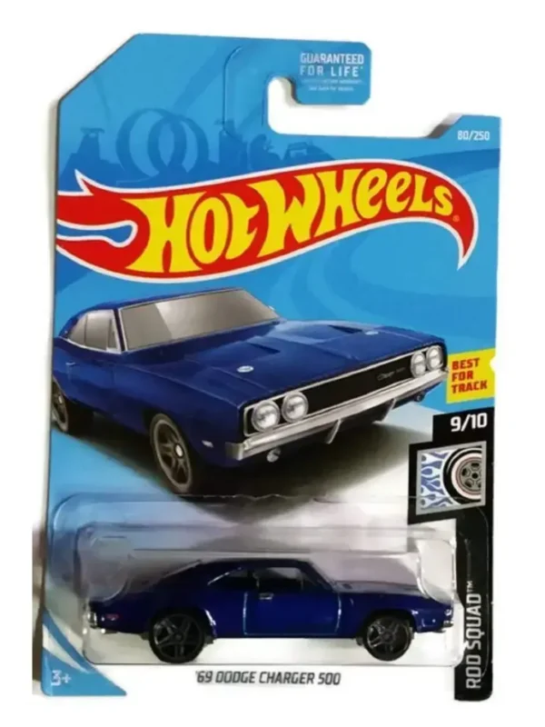 Hot Wheels '69 Dodge Charger 500, Rod Squad 9/10 (Glossy Blue) US Import