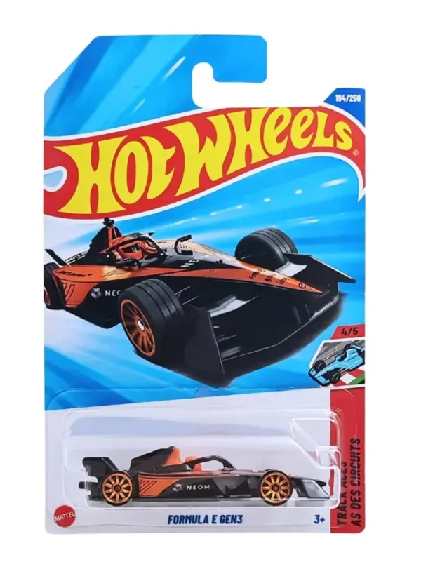 Hot Wheels Formula E Gen3 Black 2025 Card