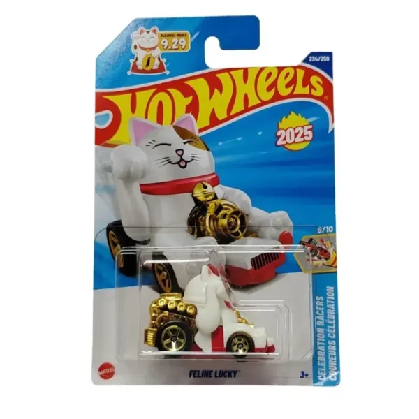 HotWheels FELINE LUCKY CELEBRATION RACERS (White)