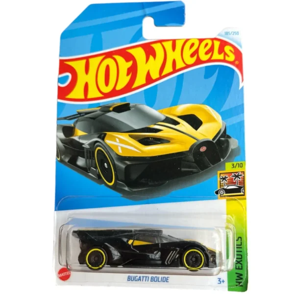 Hot Wheels Bugatti Bolide HW Exotics Ages 3 and Up (Black/Yellow)