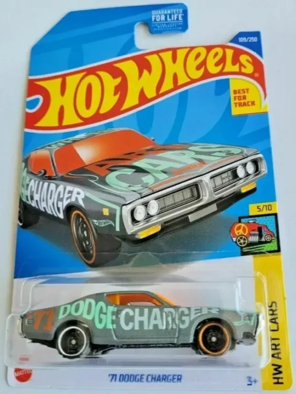 Hot Wheels ?71 Dodge Charger 109/250 Art Cars GREY US Import