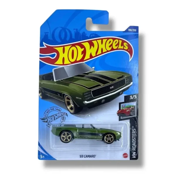 Hot Wheels 69 Camaro (Green) (Imported card)