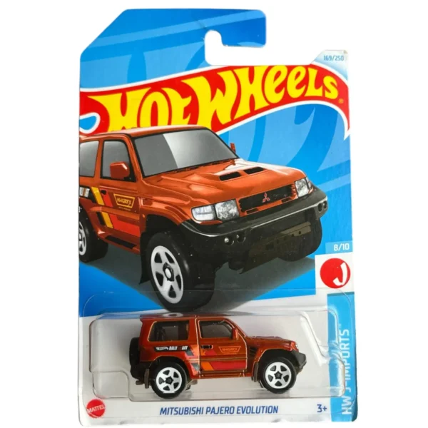 Hot Wheels Mitsubishi Pajero Evolition HW J Imports Ages 3 and Up (Orange)