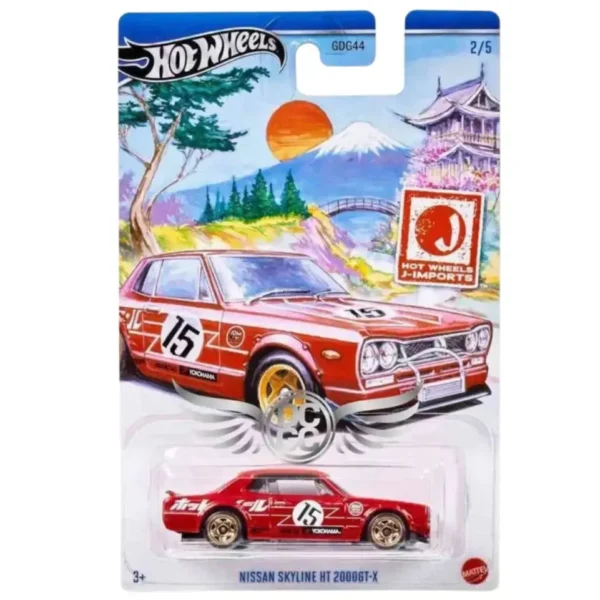 Hot Wheels Cars J-Imports Nissan Skyline HT 2000GT-X J Imports