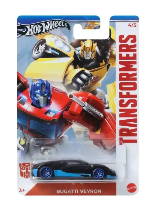 Hotwheels Transformers Bugatti Veyron 4/5 Series,