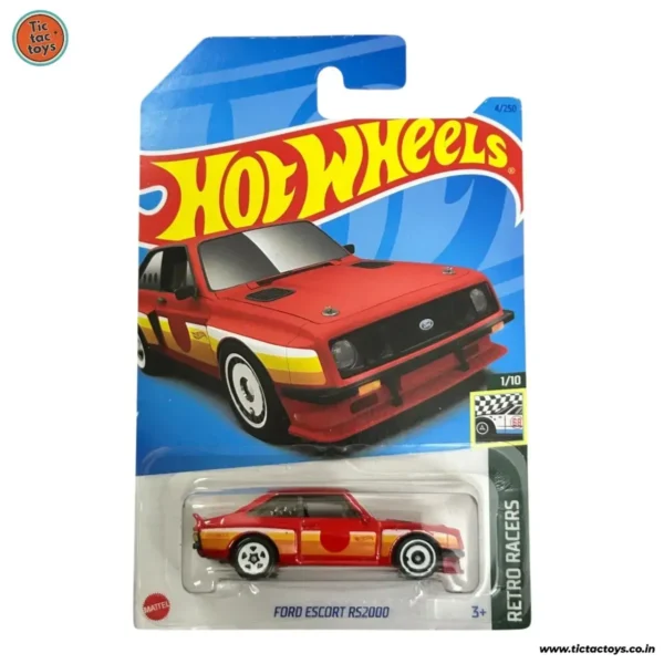 Hot Wheels Ford Escort RS2000 (Red) Imported Card