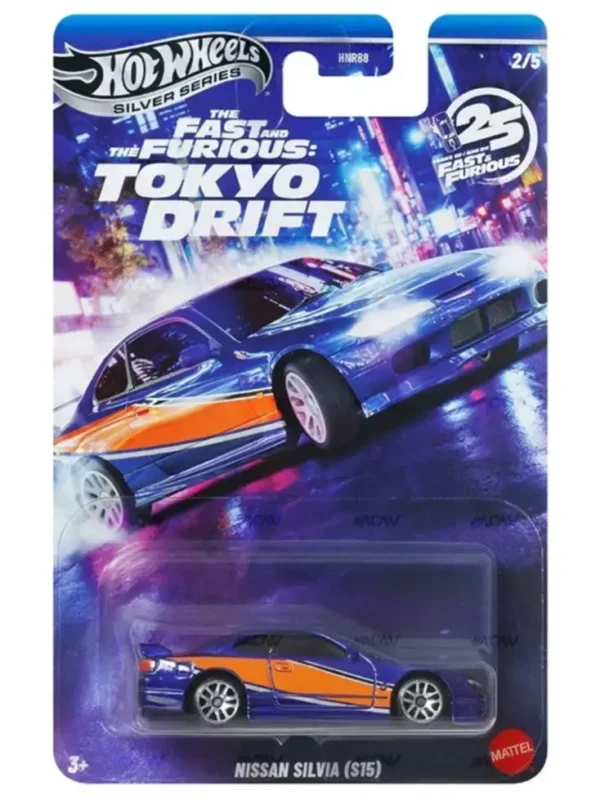 Hot Wheels Fast & Furious Nissan Silvia S13 Tokyo Drift - 25th Anniversary