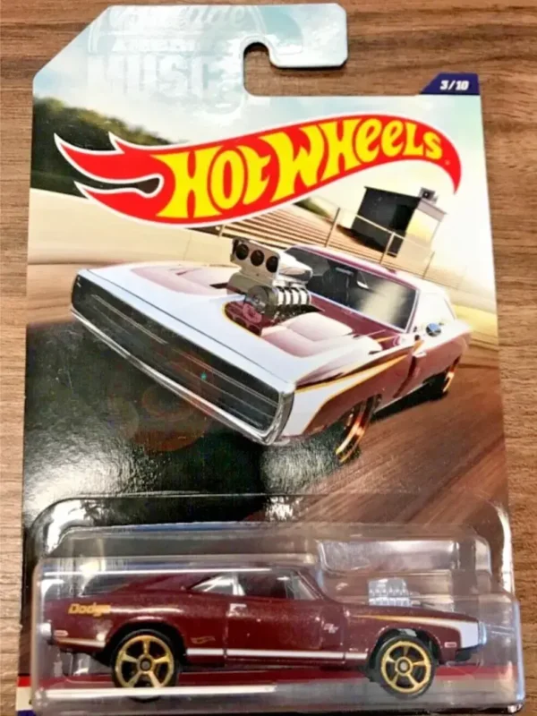 Hot Wheels ?70 Dodge Charger R/T HW ?17 American Muscle 3/10 Maroon US Import