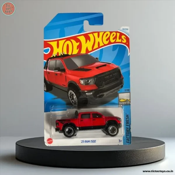 Hot Wheels Imported CardL 23 Ram 1500 HW Factory Fresh (Red)