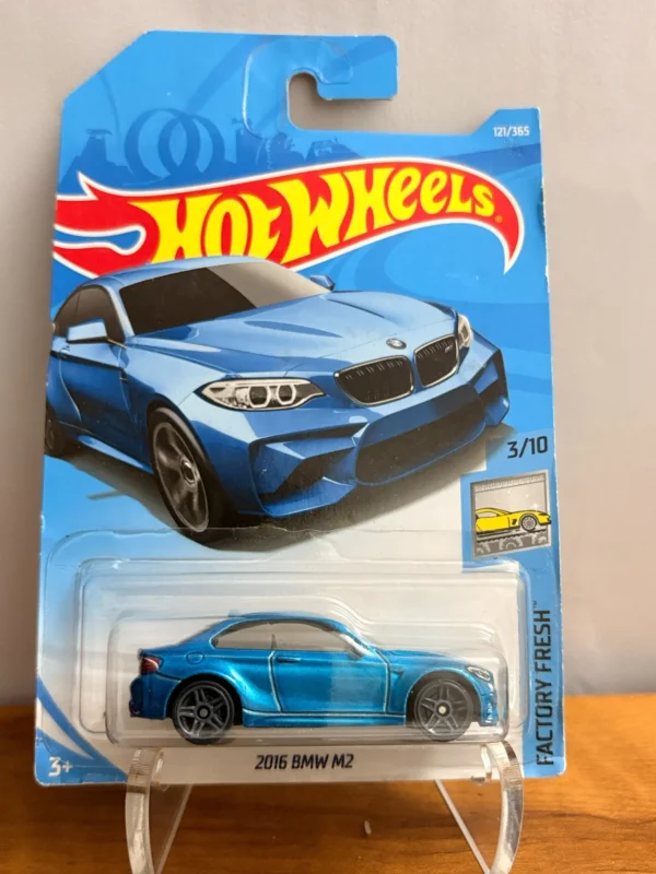 Hot Wheels 2016 BMW M2 Blue Imported Card