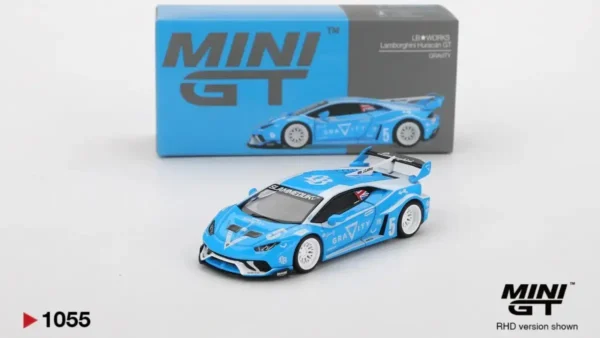 Mini GT LB-WORKS Lamborghini Huracan GT GRAVITY Blue