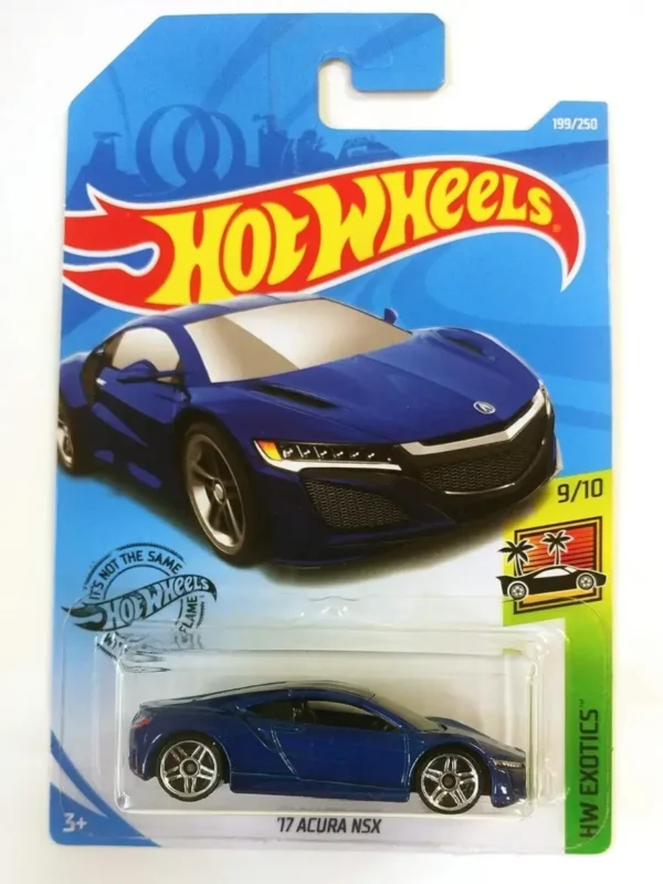 Hot Wheels Imported Card Hot Wheels Mattel Metal Acura Nsx Hw Blue