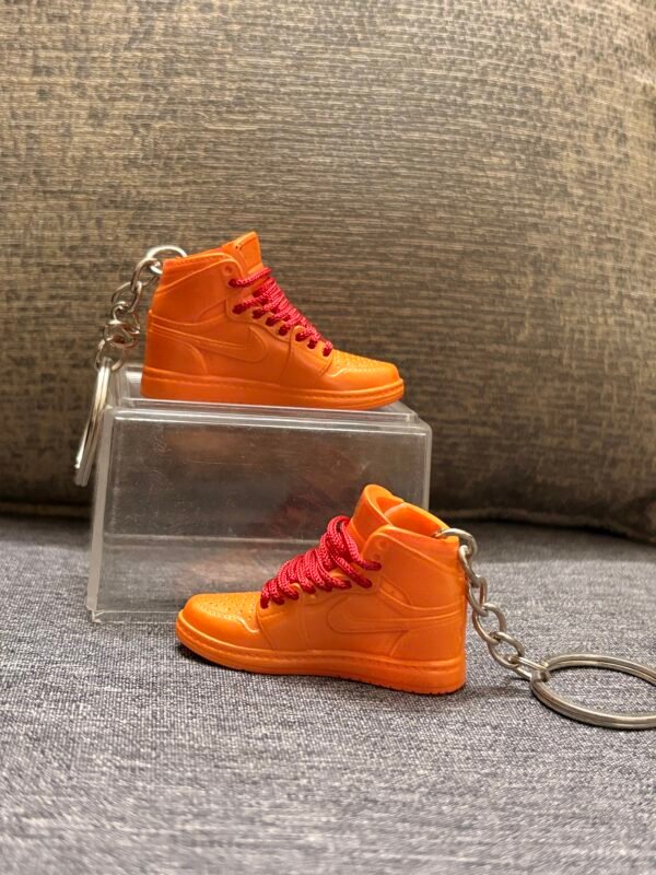 3D Mini Nike Shoe Keychain Sneaker for Shoe lovers Orange